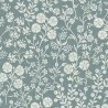 Eijffinger|Papier peint floral scandinave bleu turquoise romantique|Papier Peint