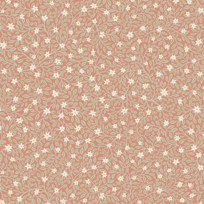 Eijffinger|Papel pintado flores románticas rosa naranja terracota|Papel Pintado