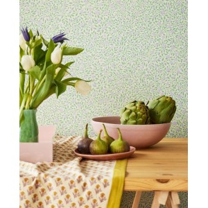 Rasch|Papier peint fleuri botanique minimaliste bleu vert|Papier Peint 2
