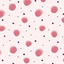 Eijffinger|Papel pintado infantil lunares acuarela rosa|Papel Pintado
