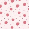Eijffinger|Papel pintado infantil lunares acuarela rosa|Papel Pintado
