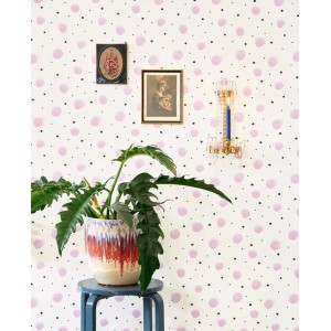 Eijffinger|Papier peint enfant pois aquarelle verts|Papier Peint 2