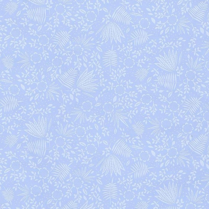 Eijffinger|Papel pintado hojas de helecho celeste botánico|Papel Pintado