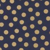 Eijffinger|Tapete blaue und goldene Punkte glänzend|Tapeten