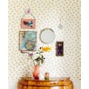 Eijffinger|Papier peint pois blanc or brillant|Papier Peint