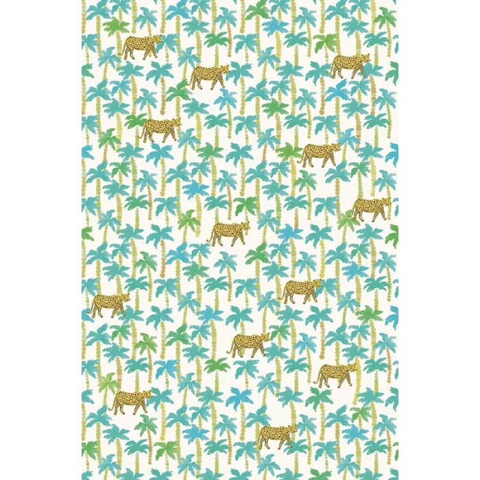 Eijffinger|Wall mural kids palm trees and leopards|Wallmurals