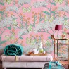 Eijffinger|Papier peint panoramique enfant papillons roses et fleurs|Panoramiques