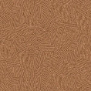 Eijffinger|Papel pintado geométrico parches textil marrón brillante|Papel Pintado