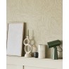Eijffinger|Modern wallpaper with interwoven ball of lines in khaki green|Wallpaper
