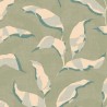 Eijffinger|Abstract leaf wallpaper in khaki green|Wallpaper