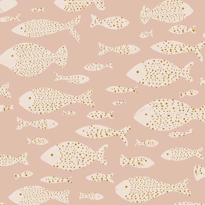 Eijffinger|Papel pintado infantil peces rosado|Papel Pintado