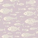 Eijffinger|Kids wallpaper with lilac purple fish|Wallpaper