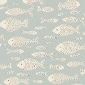 Eijffinger|Papier peint enfant poissons vert pastel|Papier Peint
