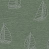 Eijffinger|Kids wallpaper with hand-drawn green boats|Wallpaper