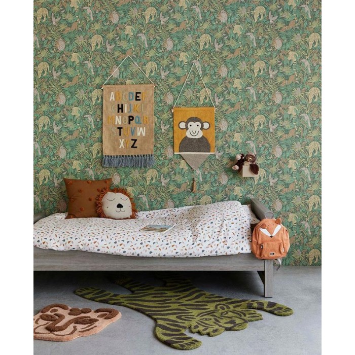 Eijffinger|Papier peint enfant forêt tropicale verte|Papier Peint