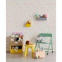 Eijffinger|Kids wallpaper with multicolored confetti|Wallpaper