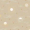 Eijffinger|Kids wallpaper with metallic beige sky motifs|Wallpaper