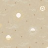 Eijffinger|Kids wallpaper with metallic beige sky motifs|Wallpaper