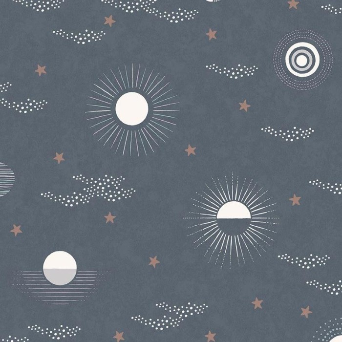 Eijffinger|Papel pintado infantil cielo estrellado brillante|Papel Pintado