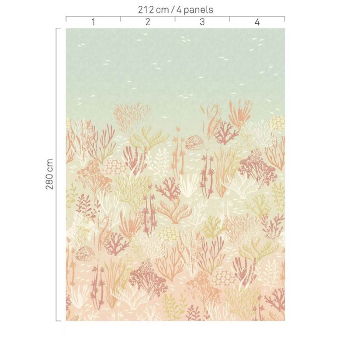 Eijffinger|Wall mural kids underwater world corals|Wallmurals