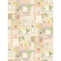Eijffinger|Papier peint panoramique enfant petites maisons multicolores|Panoramiques