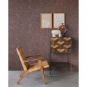Eijffinger|Vinyl wallpaper with distressed ochre linen effect|Wallpaper
