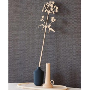 Casamance|Unifarbene Tapete braun Textileffekt matt|Tapeten 2