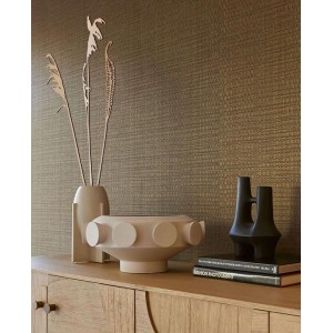 Casadeco|Papier peint style zen feuilles de bambou beige|Papier Peint 2