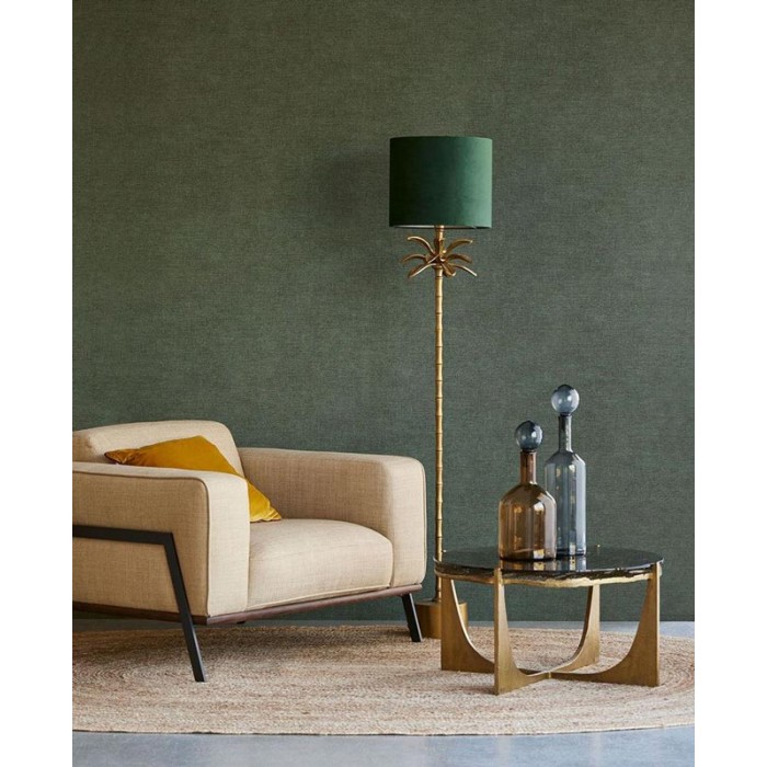 Eijffinger|Vinyl-Tapete Leinen olivgrün Vinyl elegant|Tapeten