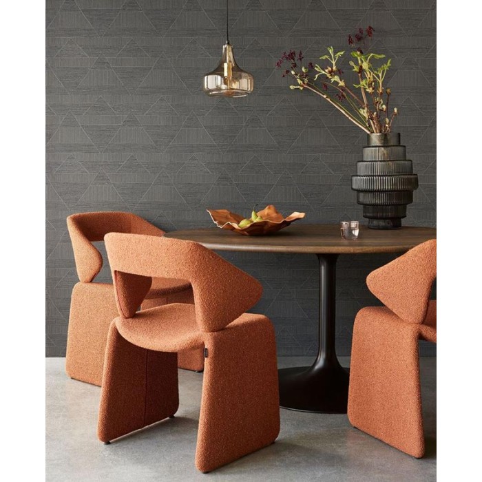 Eijffinger|Papel pintado geométrico étnico pirámides decorativas|Papel Pintado