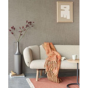 Papeldecor|Tapete grün mit metallischen Karos|Tapeten 2
