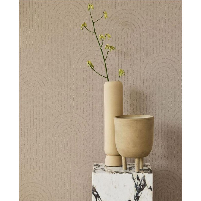 Eijffinger|Tapete geharkter Sand Glanzeffekt|Tapeten