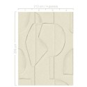 Eijffinger|Wandbild geschnitzte Tonfigur minimalistisch beige|Wandbild