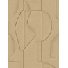 Eijffinger|Wall mural contemporary carved clay figures brown|Wallmurals