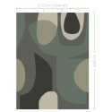 Eijffinger|Wall mural contemporary abstract green|Wallmurals
