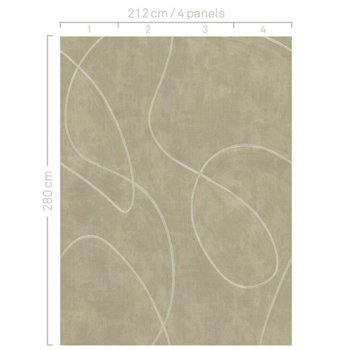 Eijffinger|Papier peint panoramique minimaliste lignes sur fond stuqué|Panoramiques