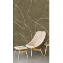 Eijffinger|Wandbild zeitgenössischer Stuck mit minimalistischen Linien|Wandbild