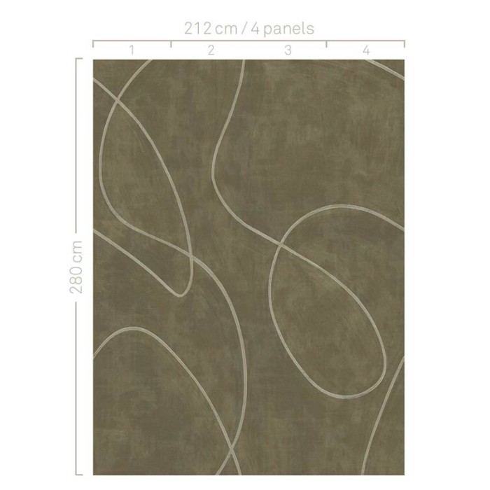 Eijffinger|Wall mural contemporary stucco with minimalist lines|Wallmurals