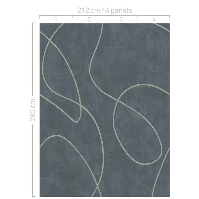 Eijffinger|Wandbild zeitgenössisches minimalistisches Design mit Linien|Wandbild