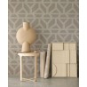 Eijffinger|Ethnic geometric wallpaper in black and brown|Wallpaper
