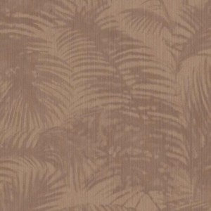 Casadeco|Tapete mit Musselinstoff-Effekt in Braun|Braun