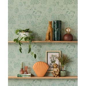 Casamance|Papier peint lin beige sable|Papier Peint 2