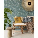 Papeldecor|Wild landscape Toile de Jouy wallpaper|Wallpaper