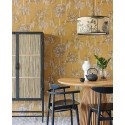 Papeldecor|Papier peint palmiers ocre jaune|Papier Peint