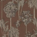 Papeldecor|Brown tropical palm trees wallpaper|Wallpaper