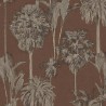 Papeldecor|Brown tropical palm trees wallpaper|Wallpaper