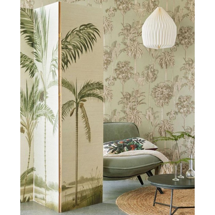 Papeldecor|Papel pintado paisaje palmeras tropicales|Papel Pintado