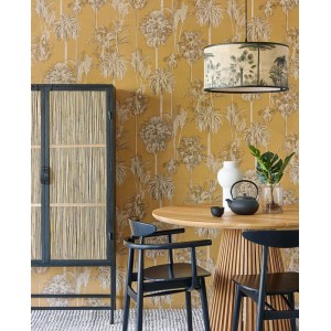 Casamance|Wallpaper geometric blue inspired by Auguste Herbin|Ethnic 2