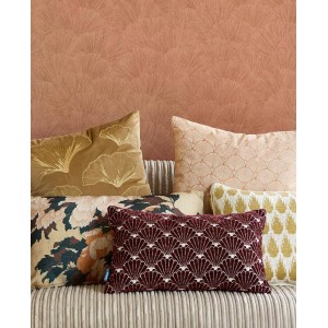 Casamance|Leinentapete granat-fuchsia|Tapeten 2