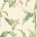 Papeldecor|Papier peint tropical bananiers et singes|Papier Peint